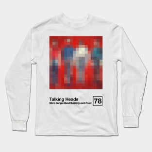 Talking Heads / Minimalist Style Graphic Artwork Design Long Sleeve T-Shirt